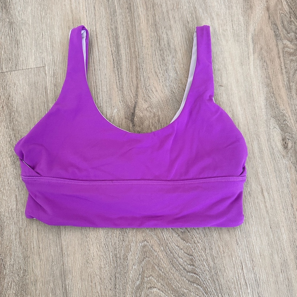 Lululemon align sports bra, long line design.